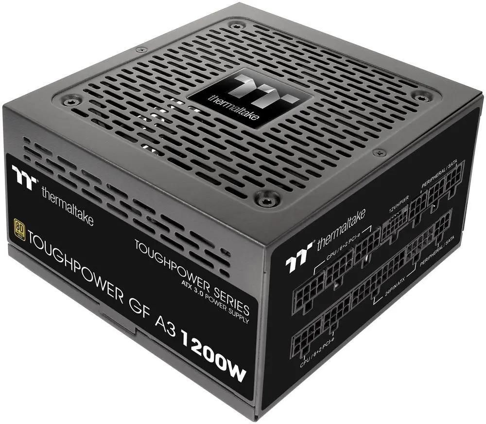 Блок питания Thermaltake Toughpower GF A3 Gen.5,  1200Вт,  120мм,  черный, retail [ps-tpd-1200fnfage-h]